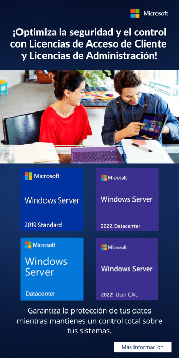 Licencias de acceso de clientes y licencias de adminsitración -Licencias de Microsoft